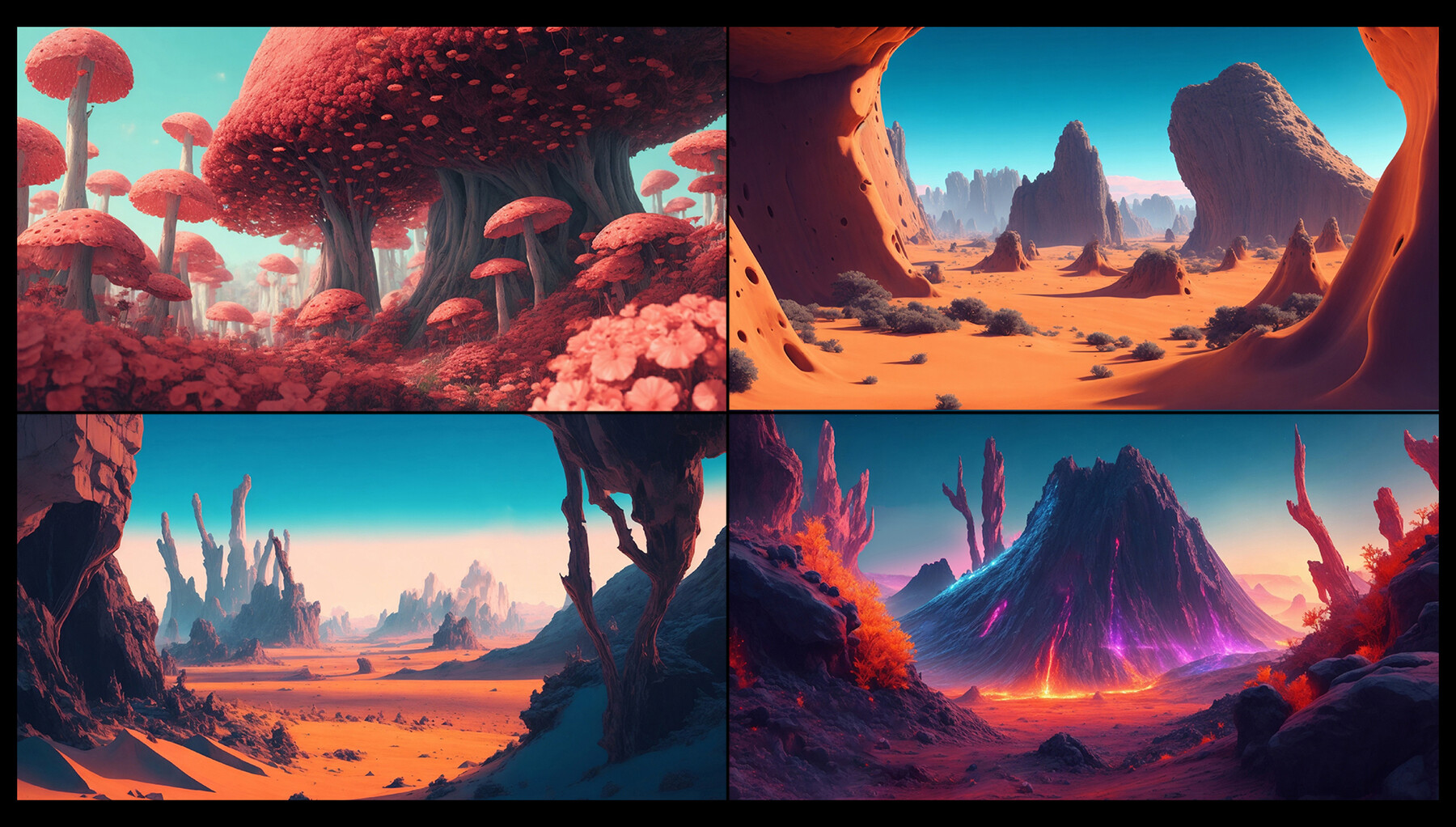 ArtStation - Alien planet landscape 32+ | Artworks