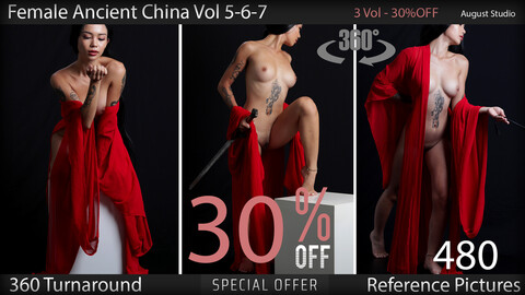 Female Ancient China_Vol 05-06-07_Bundle_30%OFF