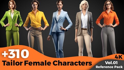 +310 Tailor Female Characters