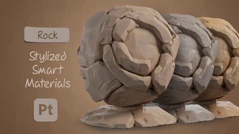 Stylized Smart Materials Base Materials | Rock