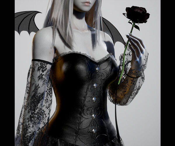 Vampire Girl Modular in Characters - UE Marketplace