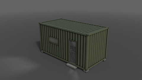 PBR Container House CA 20ft V4