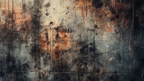 Digital art style background old texture grunge rusty texture old wall