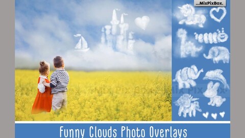 Funny Clouds Photo Overlays