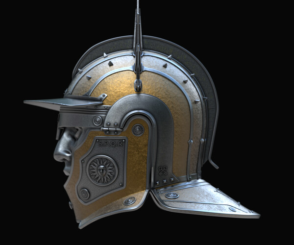 ArtStation - Restitutor orbis - Sol Invictus helmet | Resources