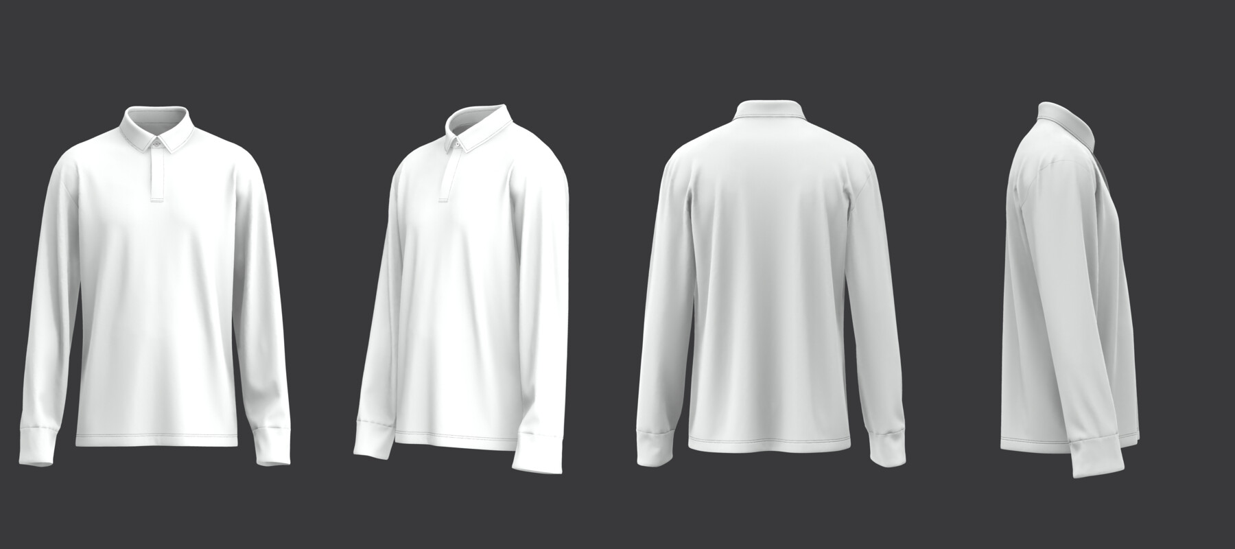 ArtStation - Collared Sweater with Half Placket | Resources