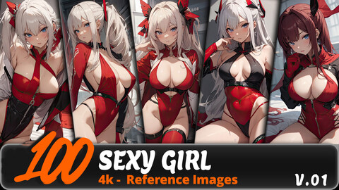 SEXY GIRL VOL.01/ 4K/ Reference Image