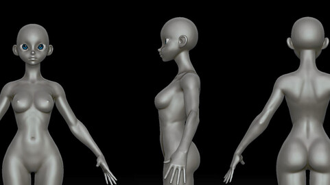 Stylized Female Sample