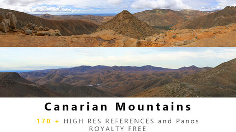 Canarian Mountains Texture PACK