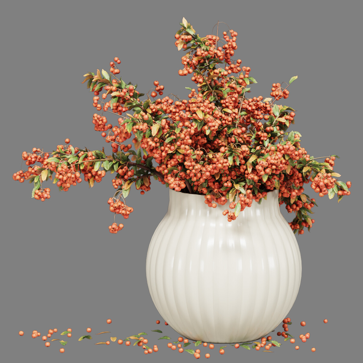 ArtStation - Dried Plants Bouquet in Vase