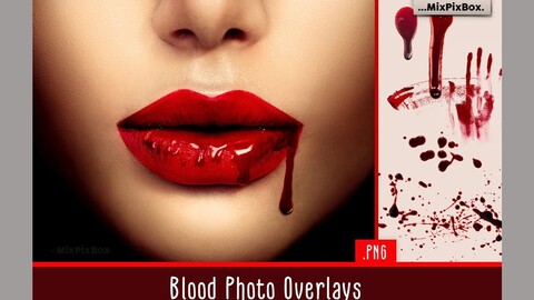 Blood Photo Overlays