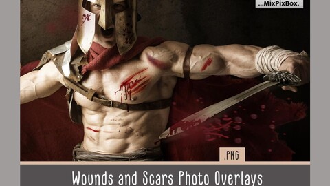 Wounds and Scars Overlays