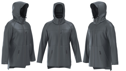 Softshell Jacket 3d Model