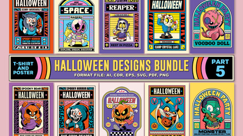 HALLOWEEN DESIGNS BUNDLE part 5