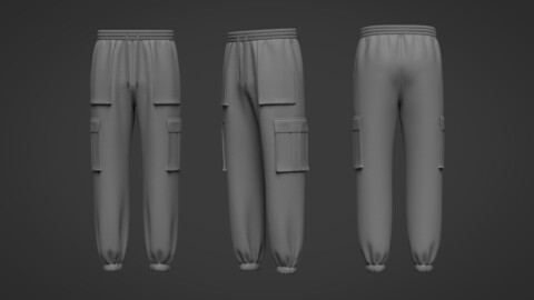 Men's Jogger 3d Model