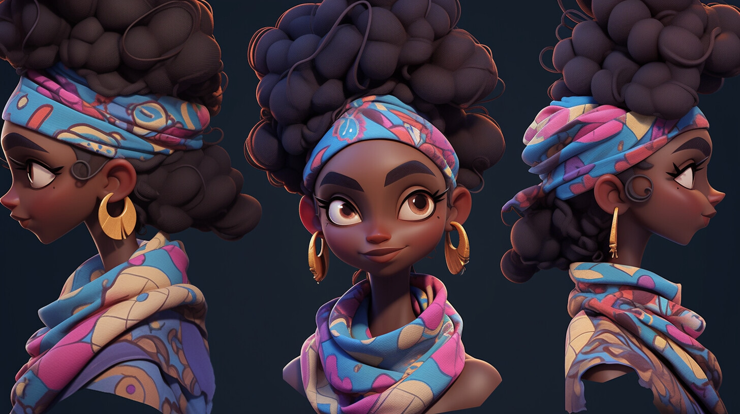 ArtStation - +300 African Female Head Reference(4k) | Artworks