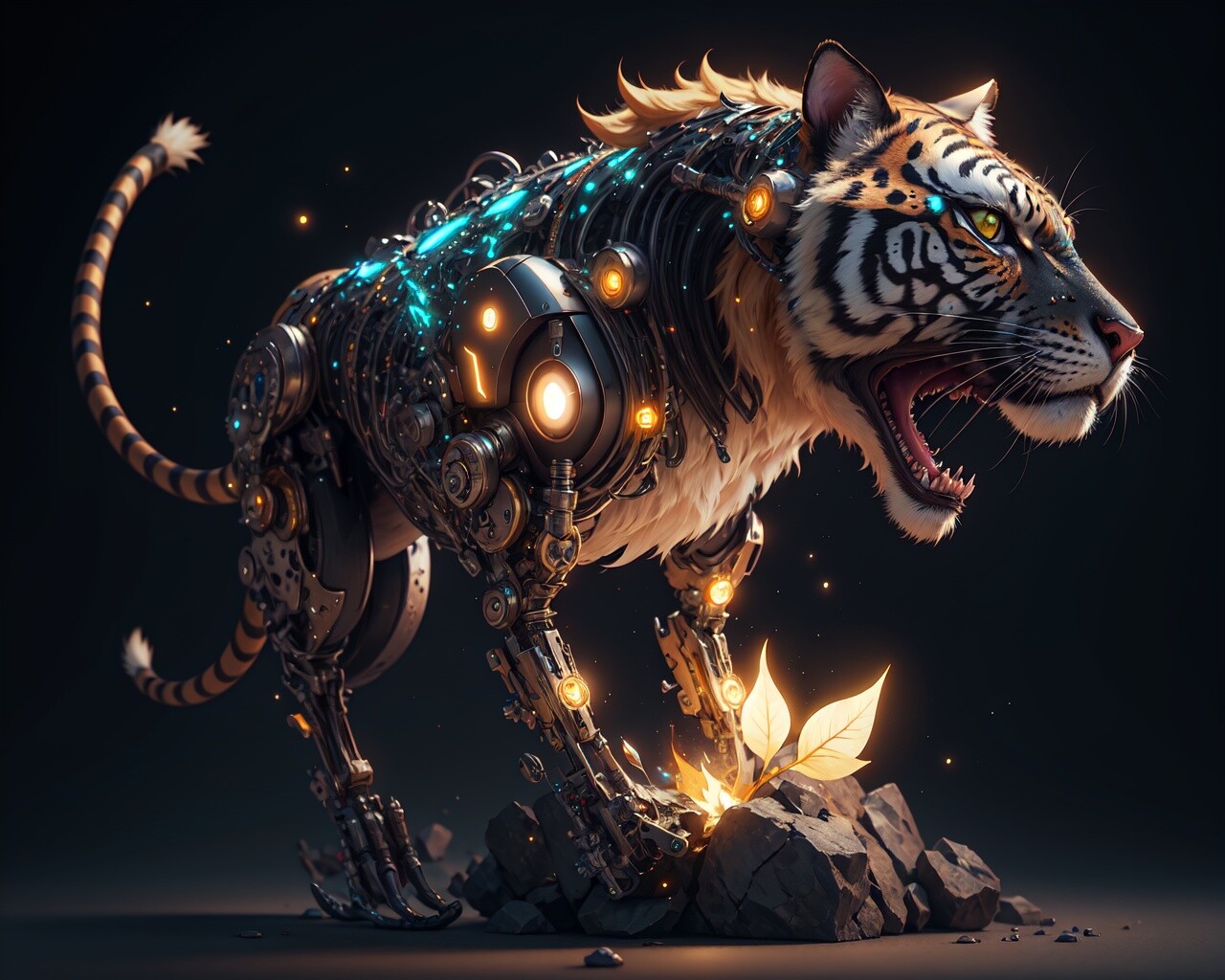 ArtStation - 222 Cyberpunk Metallic Animals | 4K Reference Art ...