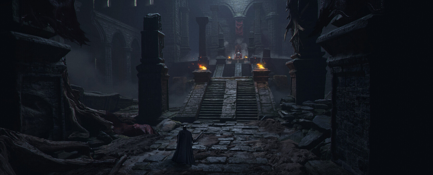 ArtStation - PSD file throne room ruins | Artworks