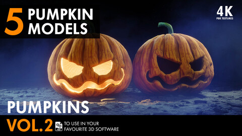 5 Pumpkin models - Vol 2