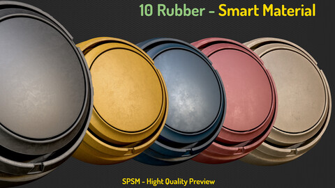 10 Rubber Smart Material - Substance Painter