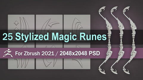 Stylized Magic Runes