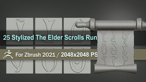 Stylized The Elder Scrolls Runes