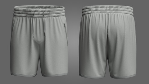 Regular Shorts 3d Model