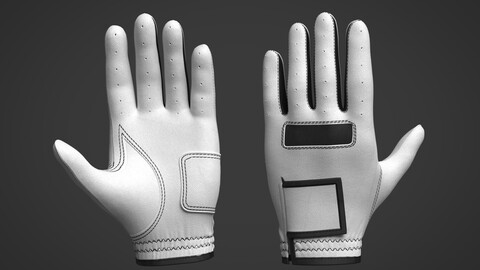 Men's Gloves 3d Model