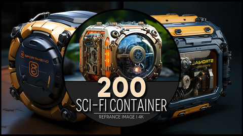 SCIFI Container - 4K Reference/Concept Images