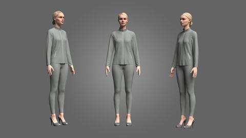 Womens Outfit 3d Model