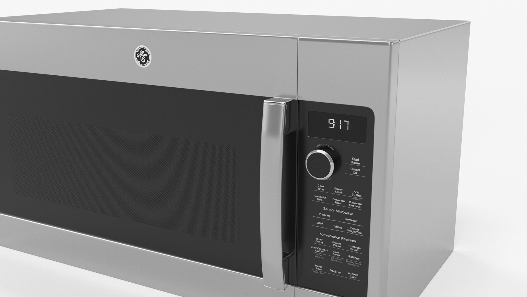 Ge Countertop Microwave Oven Jesp113Spss - 3D Model by 3dxin