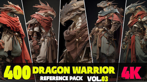 400 4K Dragon Warrior Reference Pack Vol.03