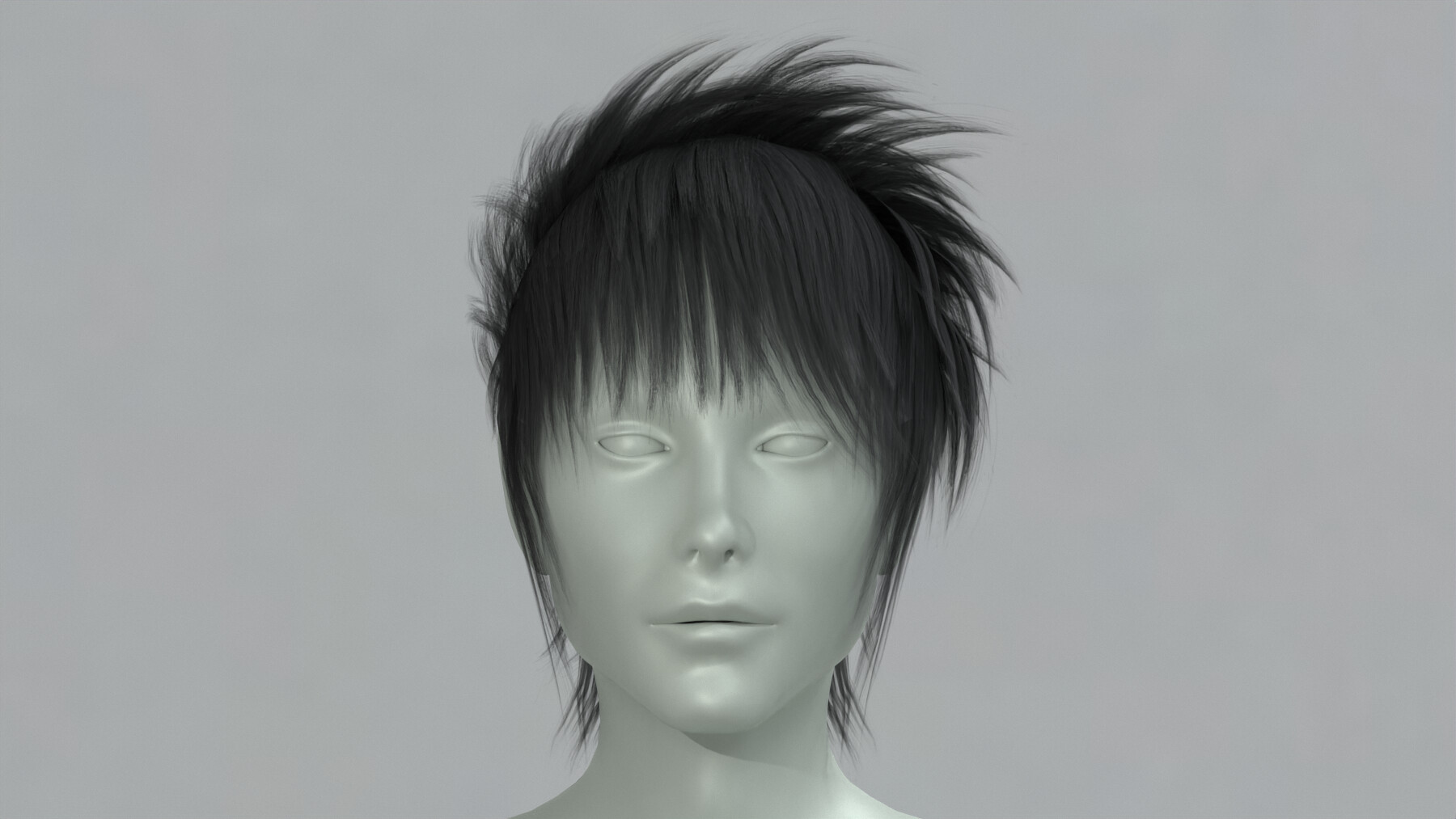 ArtStation - Anime Boy hairstyle