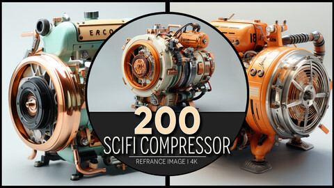 Scifi Compressor 4K Reference/Concept Images