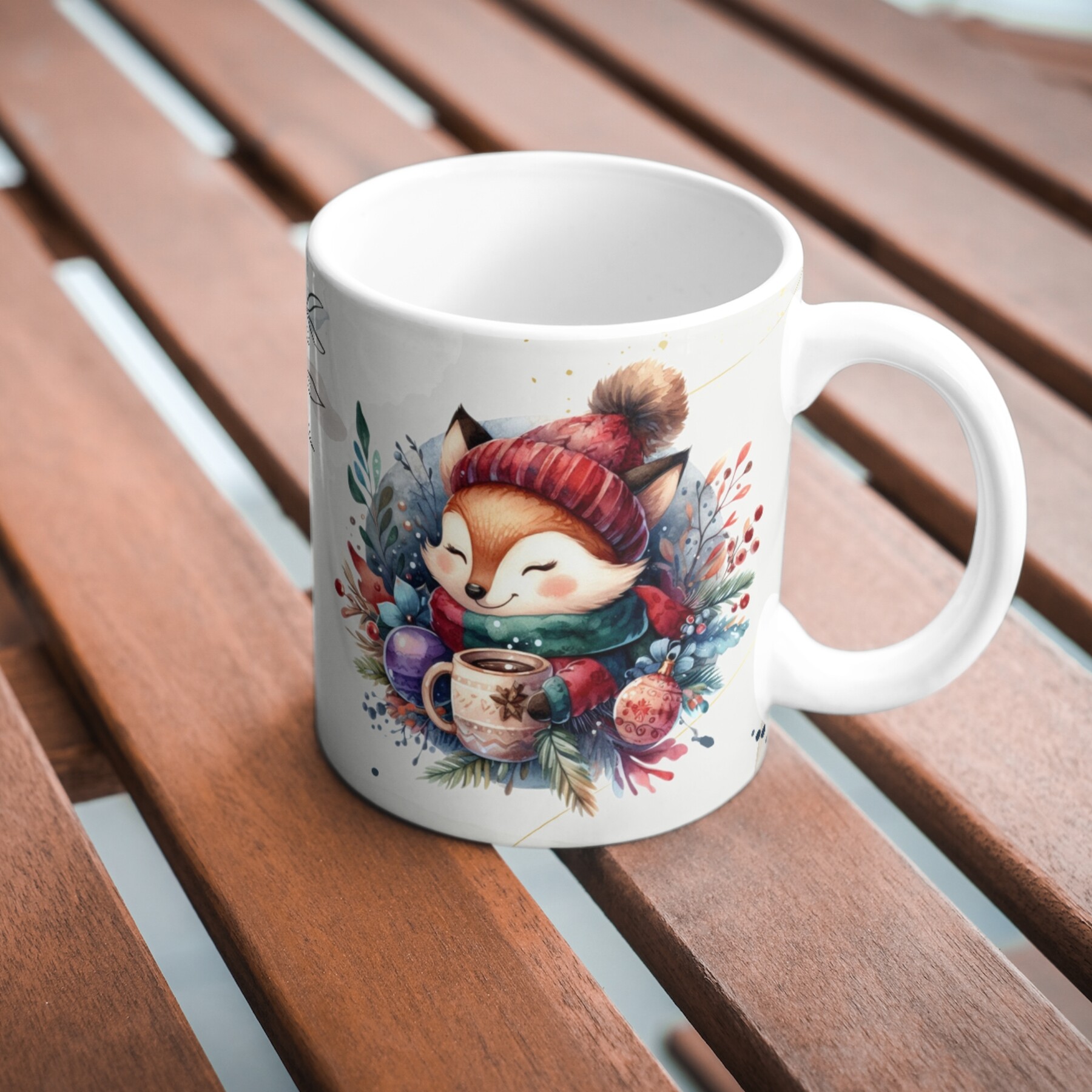 Fox Mug - Cute Fox Cup,Fox Coffee Mug,Fox lover gift,Funny Fox Gifts,Fox  gift idea,Fox birthday Gift,Funny Fox Mug 42476