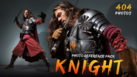 Knight vol. 4- Photo Reference Pack for Artists 404 JPEGs