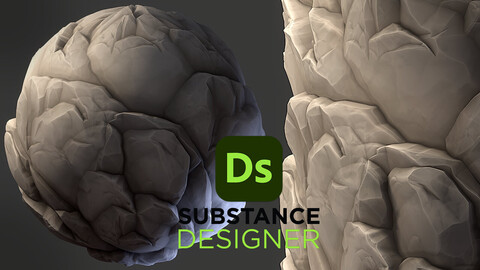 Stylized Rock Cliff - Substance 3D Designer