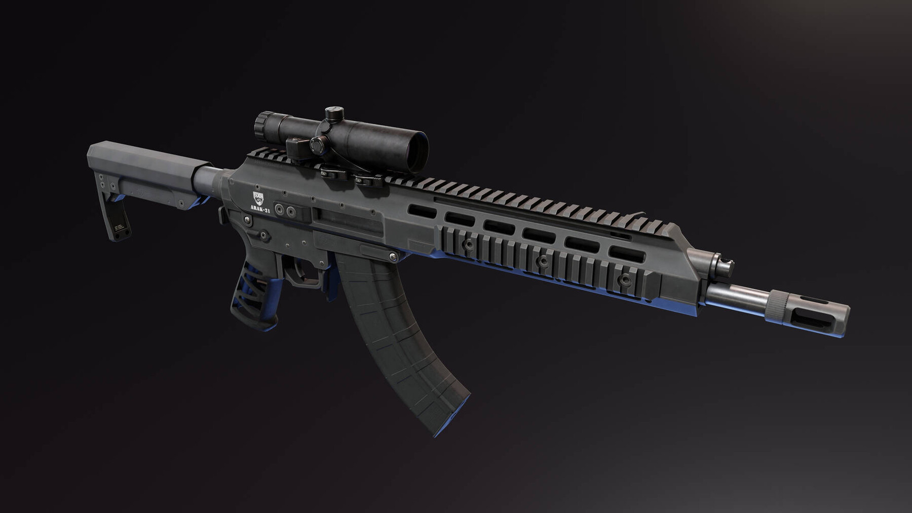 ArtStation Arak21 MK47 Rifle Game Assets