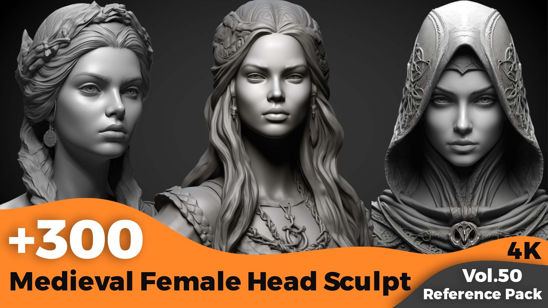 ArtStation - Female Head sculpt