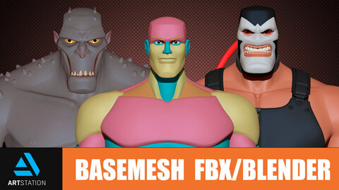 JL BASEMESH FULL BODY FOR BLENDER