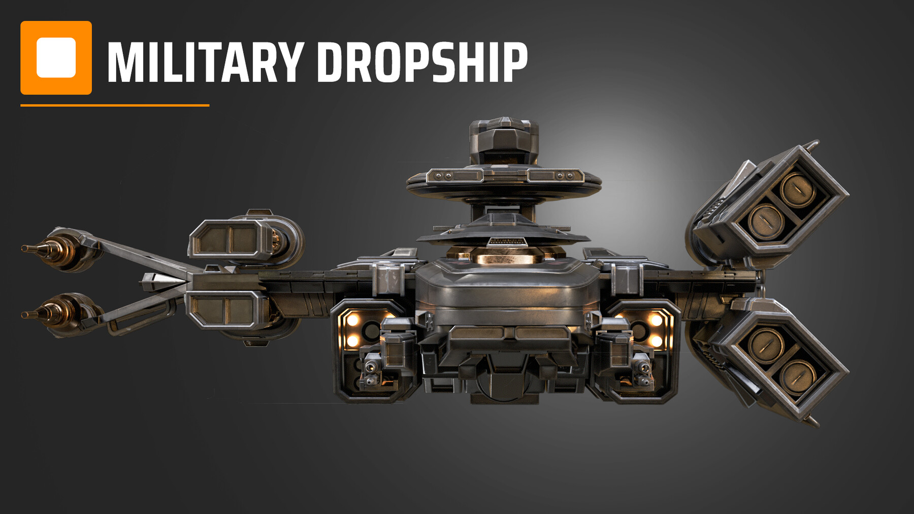 ArtStation - military dropship | Resources