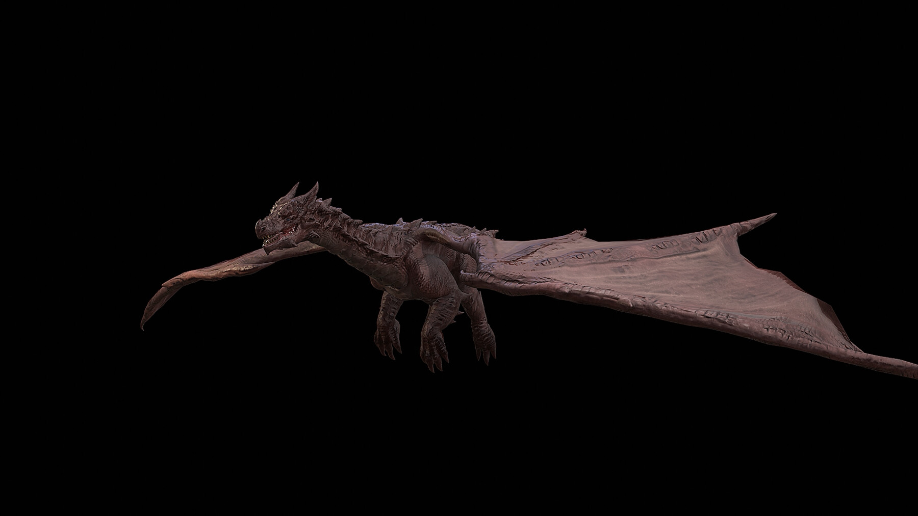 ArtStation - The Dragon | 4 Legs 2 Wings Dragon | Ngchipv | Resources