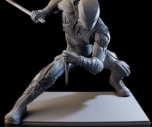 ArtStation - Cybder Ninja 3d print ready | Resources