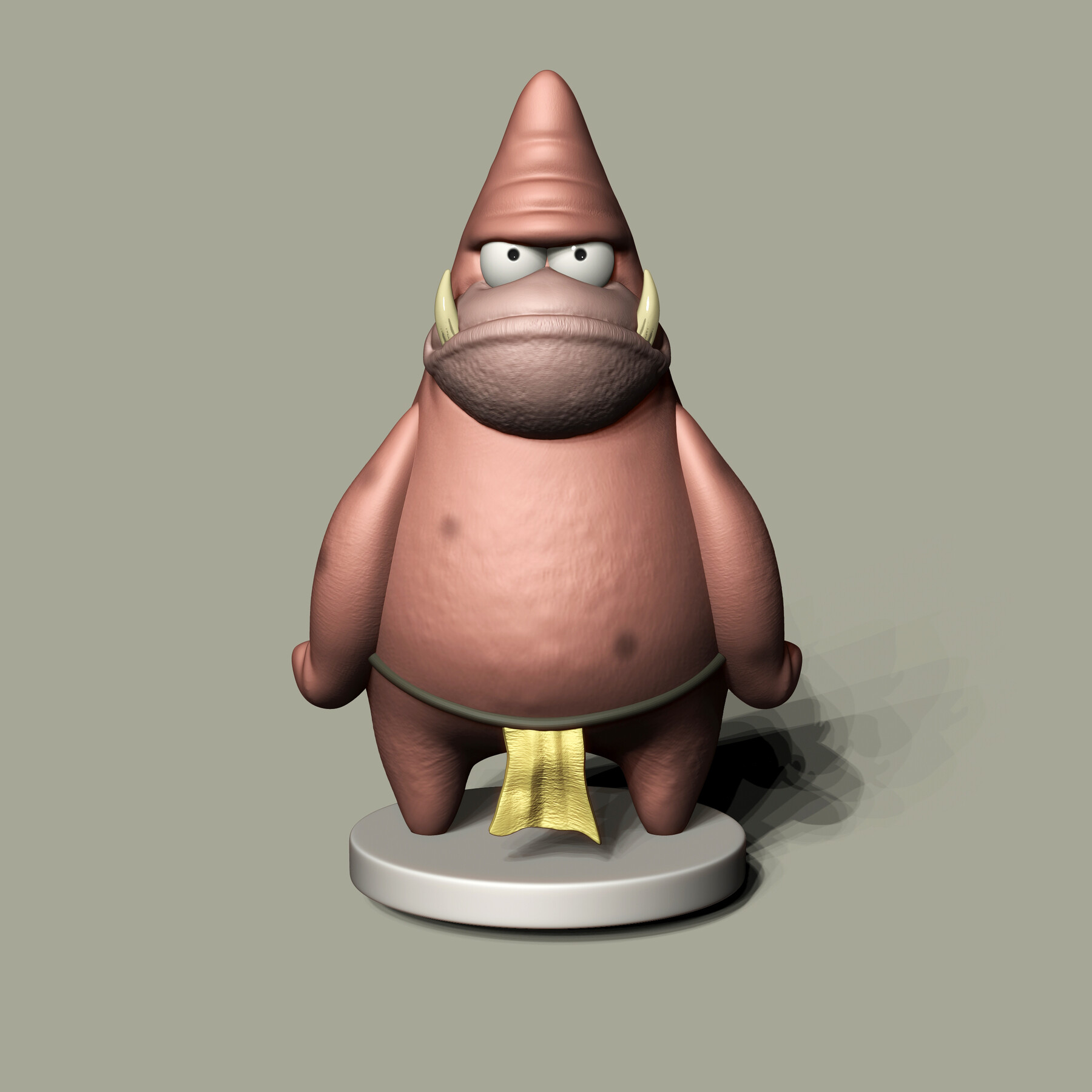 ArtStation - SPONGEBOB PATRICK STAR IN HEELS