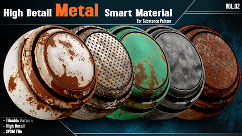 High Detail Metal Smart Materials - Vol.02 ( + Free Sample )
