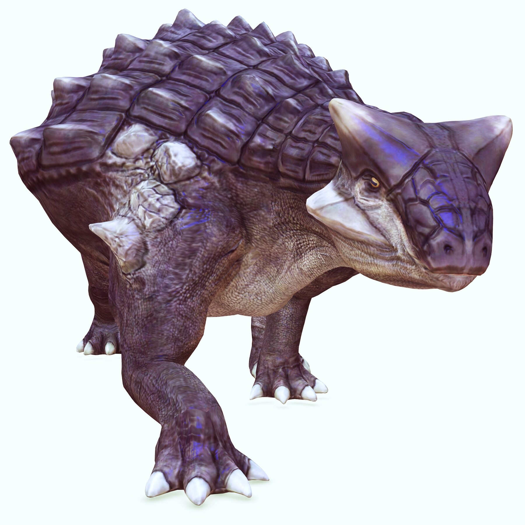 Dinosaur Ankylosaurus Run, Banco de Video - Envato Elements