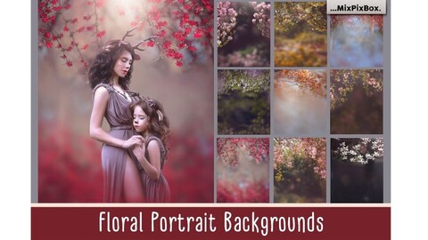 Floral Portrait Backgrounds