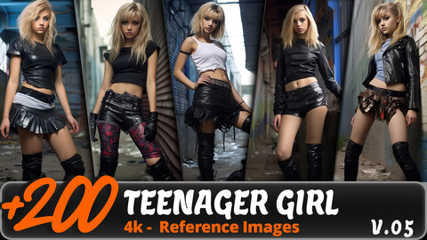 TEENAGER GIRL  VOL. 05/ 4K/ Reference Image