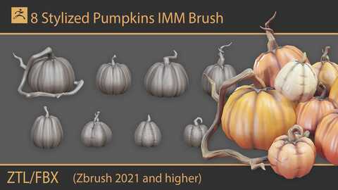 Stylized Pumpkins IMM Brushes