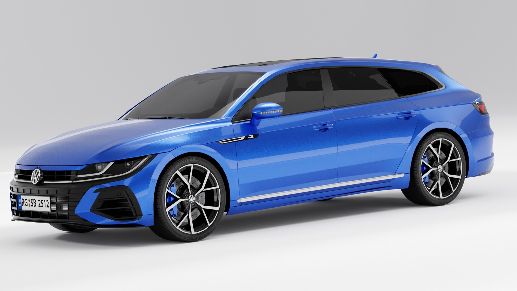 ArtStation - Volkswagen Arteon Shooting Brake R 2021 - high detailed 3D ...